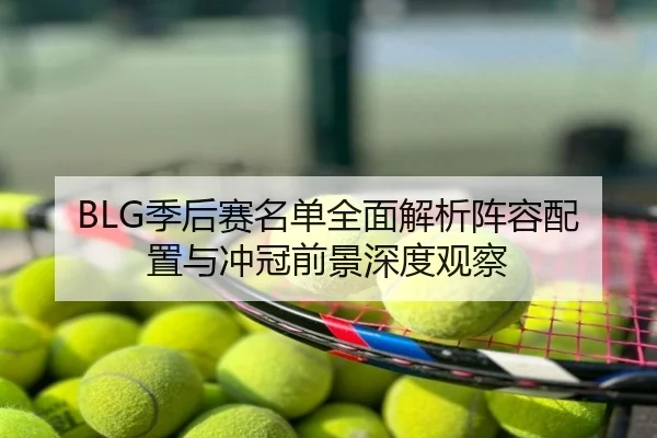 BLG季后赛名单全面解析阵容配置与冲冠前景深度观察