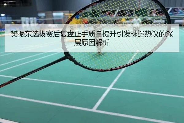 樊振东选拔赛后复盘正手质量提升引发球迷热议的深层原因解析